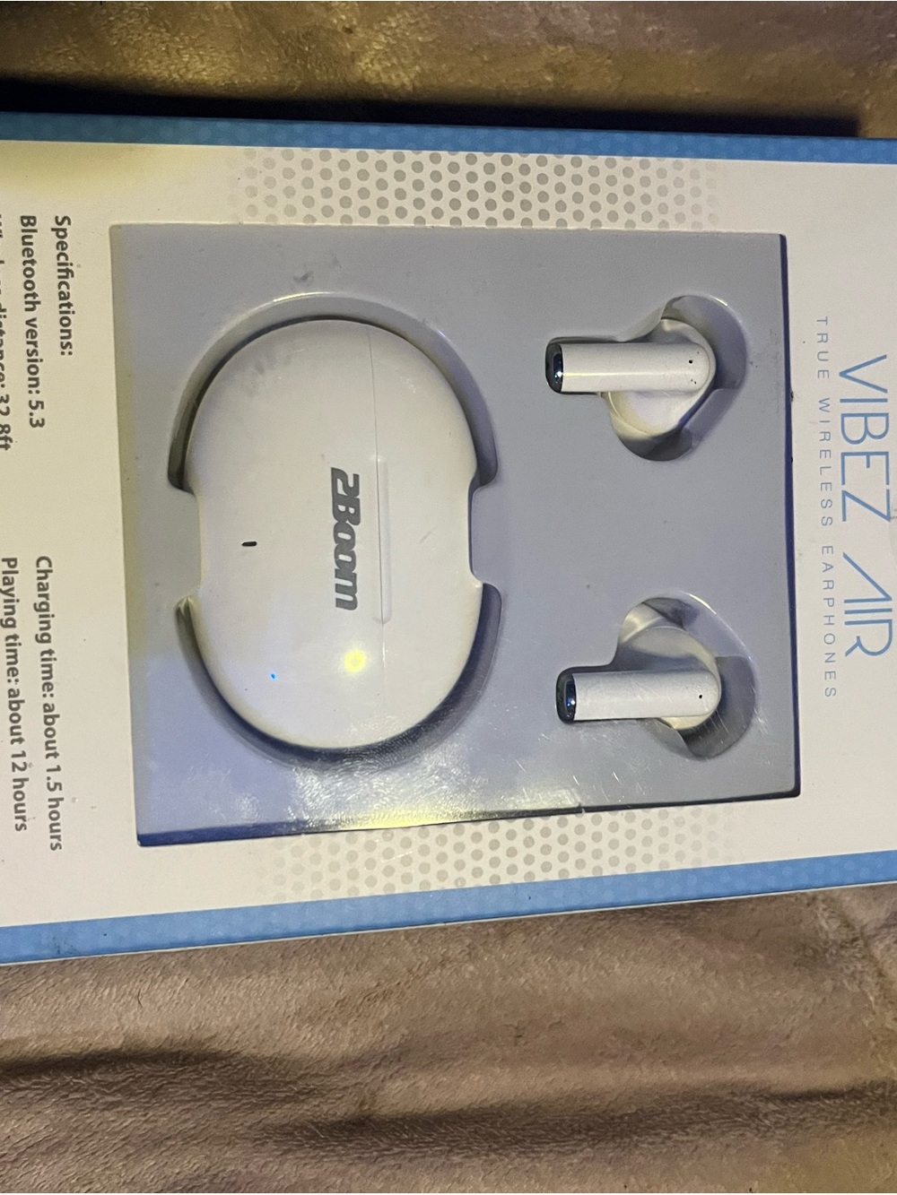 2bamboo VIBEZ AIR True Wireless Earbuds - White